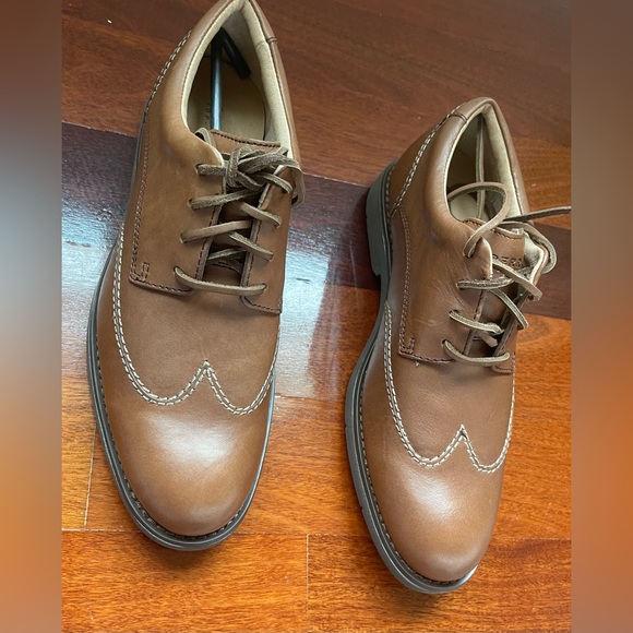NWB Men SPERRY TOPSIDER Oxford Leather JAMESTOWN WING TIP BROWN Dress Shoes 8M - Picture 4 of 16